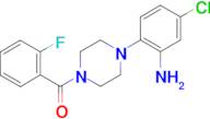 {5-Chloro-2-[4-(2-fluorobenzoyl)piperazin-1-yl]phenyl}amine