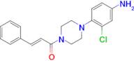 1-[4-(4-Amino-2-chlorophenyl)piperazin-1-yl]-3-phenylprop-2-en-1-one