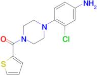 {3-Chloro-4-[4-(2-thienylcarbonyl)piperazin-1-yl]phenyl}amine