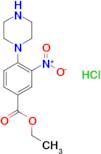 Ethyl 3-nitro-4-(piperazin-1-yl)benzoate hydrochloride