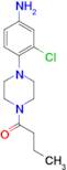 4-(4-Butyrylpiperazin-1-yl)-3-chloroaniline