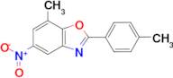 7-Methyl-2-(4-methylphenyl)-5-nitrobenzoxazole