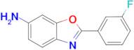 2-(3-Fluorophenyl)benzoxazol-6-amine