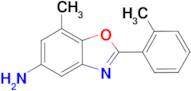 7-Methyl-2-(2-methylphenyl)benzoxazol-5-amine