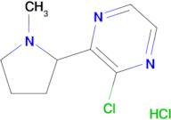 2-chloro-3-(1-methylpyrrolidin-2-yl)pyrazine hydrochloride