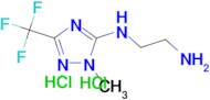 N1-[1-Methyl-3-(trifluoromethyl)-1H-1,2,4-triazol-5-yl]ethane-1,2-diamine