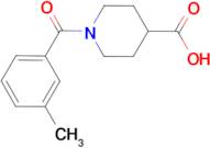 1-(3-methylbenzoyl)piperidine-4-carboxylic acid