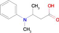 3-[methyl(phenyl)amino]butanoic acid