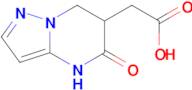 (5-oxo-4,5,6,7-tetrahydropyrazolo[1,5-a]pyrimidin-6-yl)acetic acid