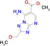 methyl 7-amino-2-(methoxymethyl)[1,2,4]triazolo[1,5-a]pyrimidine-6-carboxylate