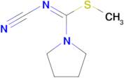 methyl N-cyanopyrrolidine-1-carbimidothioate