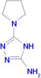 3-pyrrolidin-1-yl-1H-1,2,4-triazol-5-amine