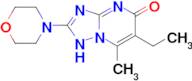 6-ethyl-7-methyl-2-morpholin-4-yl[1,2,4]triazolo[1,5-a]pyrimidin-5(4H)-one