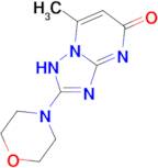 7-methyl-2-morpholin-4-yl[1,2,4]triazolo[1,5-a]pyrimidin-5(4H)-one