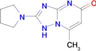 7-methyl-2-pyrrolidin-1-yl[1,2,4]triazolo[1,5-a]pyrimidin-5(4H)-one