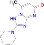 7-methyl-2-piperidin-1-yl[1,2,4]triazolo[1,5-a]pyrimidin-5(4H)-one