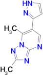 2,7-dimethyl-6-(1H-pyrazol-3-yl)[1,2,4]triazolo[1,5-a]pyrimidine