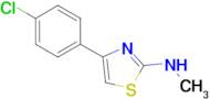 4-(4-chlorophenyl)-N-methyl-1,3-thiazol-2-amine