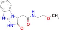 N-(2-methoxyethyl)-2-(2-oxo-2,3-dihydro-1H-imidazo[1,2-a]benzimidazol-3-yl)acetamide