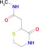 N-methyl-2-(3-oxothiomorpholin-2-yl)acetamide