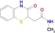 N-methyl-2-(3-oxo-3,4-dihydro-2H-1,4-benzothiazin-2-yl)acetamide