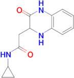 N-cyclopropyl-2-(3-oxo-1,2,3,4-tetrahydroquinoxalin-2-yl)acetamide