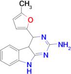 4-(5-methyl-2-furyl)-4,4a-dihydro-1H-pyrimido[4,5-b]indol-2-amine