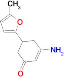 3-amino-5-(5-methyl-2-furyl)cyclohex-2-en-1-one