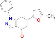 6-(5-methyl-2-furyl)-1-phenyl-1,5,6,7-tetrahydro-4H-indazol-4-one