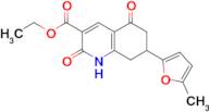 ethyl 7-(5-methyl-2-furyl)-2,5-dioxo-1,2,5,6,7,8-hexahydroquinoline-3-carboxylate