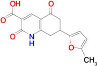 7-(5-methyl-2-furyl)-2,5-dioxo-1,2,5,6,7,8-hexahydroquinoline-3-carboxylic acid