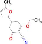 2-ethoxy-4-(5-methyl-2-furyl)-6-oxocyclohex-1-ene-1-carbonitrile