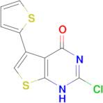 2-chloro-5-(2-thienyl)thieno[2,3-d]pyrimidin-4(3H)-one