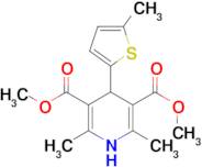 dimethyl 2,6-dimethyl-4-(5-methyl-2-thienyl)-1,4-dihydropyridine-3,5-dicarboxylate