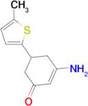 3-amino-5-(5-methyl-2-thienyl)cyclohex-2-en-1-one