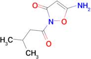 5-amino-2-(3-methylbutanoyl)isoxazol-3(2H)-one