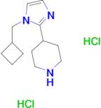 4-[1-(cyclobutylmethyl)-1H-imidazol-2-yl]piperidine dihydrochloride