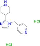 4-[(2-piperidin-4-yl-1H-imidazol-1-yl)methyl]pyridine dihydrochloride