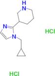 3-[1-(cyclopropylmethyl)-1H-imidazol-2-yl]piperidine dihydrochloride