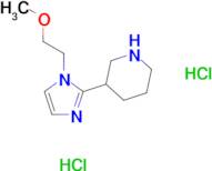 3-[1-(2-methoxyethyl)-1H-imidazol-2-yl]piperidine dihydrochloride