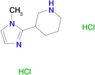 3-(1-methyl-1H-imidazol-2-yl)piperidine dihydrochloride