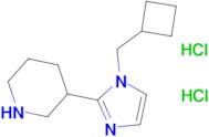 3-[1-(cyclobutylmethyl)-1H-imidazol-2-yl]piperidine dihydrochloride