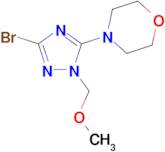 4-[3-bromo-1-(methoxymethyl)-1H-1,2,4-triazol-5-yl]morpholine