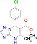 methyl 7-(4-chlorophenyl)-5-methyl-4,7-dihydro[1,2,4]triazolo[1,5-a]pyrimidine-6-carboxylate