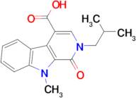 2-isobutyl-9-methyl-1-oxo-2,9-dihydro-1H-beta-carboline-4-carboxylic acid