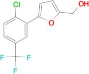 {5-[2-Chloro-5-(trifluoromethyl)phenyl]furan-2-yl}methanol