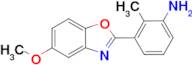 3-(5-Methoxybenzo[d]oxazol-2-yl)-2-methylaniline