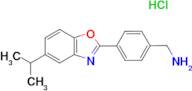 [4-(5-Isopropylbenzo[d]oxazol-2-yl)phenyl]methylamine hydrochloride