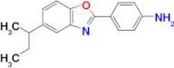 4-[5-(sec-Butyl)benzo[d]oxazol-2-yl]aniline