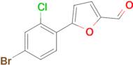 5-(4-bromo-2-chlorophenyl)-2-furaldehyde